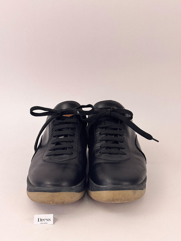 Louis Vuitton Black Leather Low Top Trainers Size 38 (UK 5) - Image 4