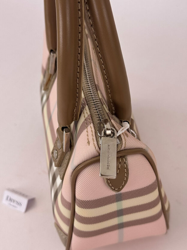 Burberry Pink Mini Nova Handbag - Image 3