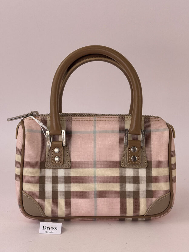 Burberry Pink Mini Nova Handbag - Image 4