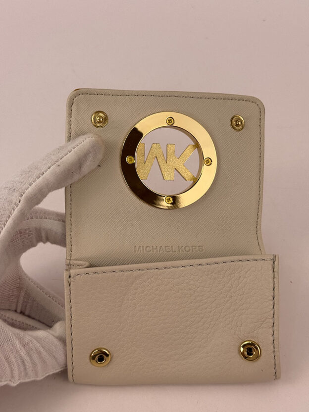 Pre-Owned Michael Kors Cream Cream Purse - Image 4