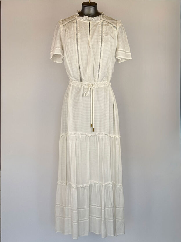 ME+EM White Long Dress Size UK 10