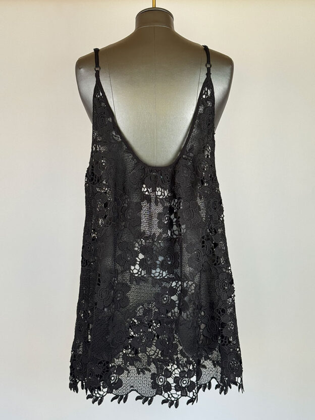 Melissa Odabash Black Lace Dress One Size - Image 2