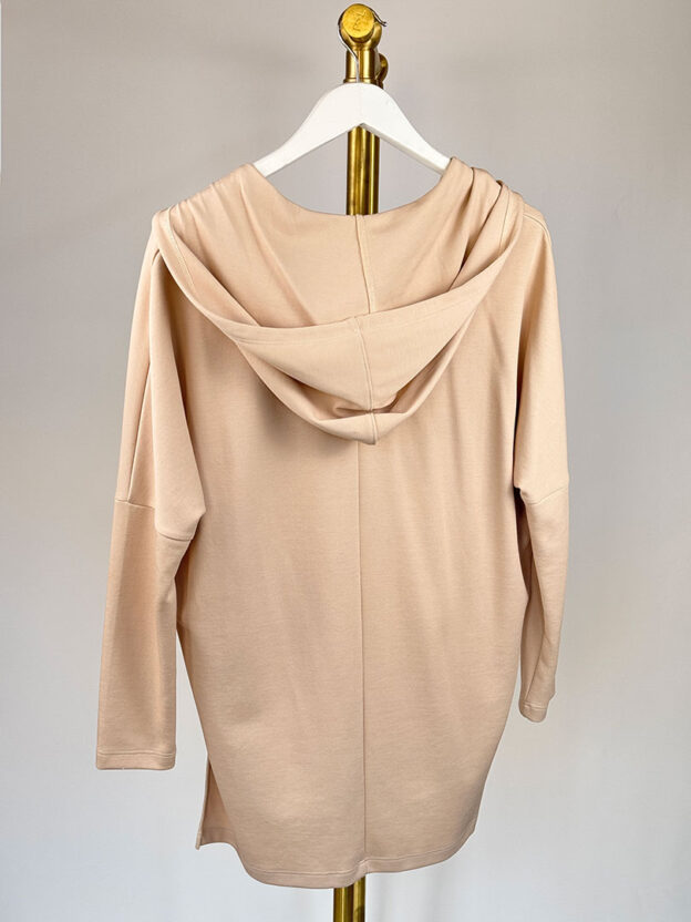 Max Mara Leisure Beige Cotton Hoodie Size S - Image 2