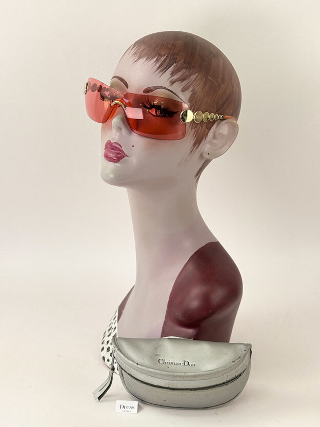 Christian Dior Red Sunglasses - Image 3