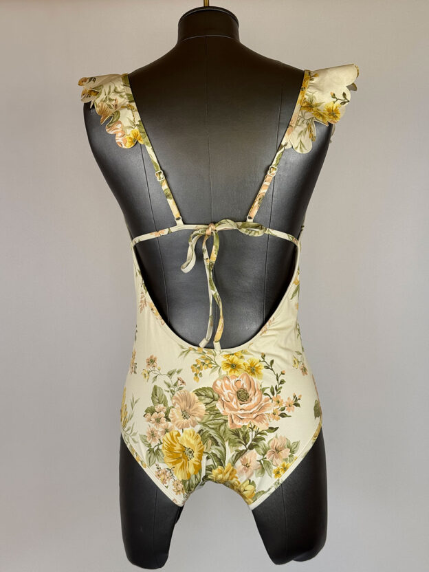 Pre-Owned Zimmermann Pastel Floral Print Costume Size UK 12 - Image 2