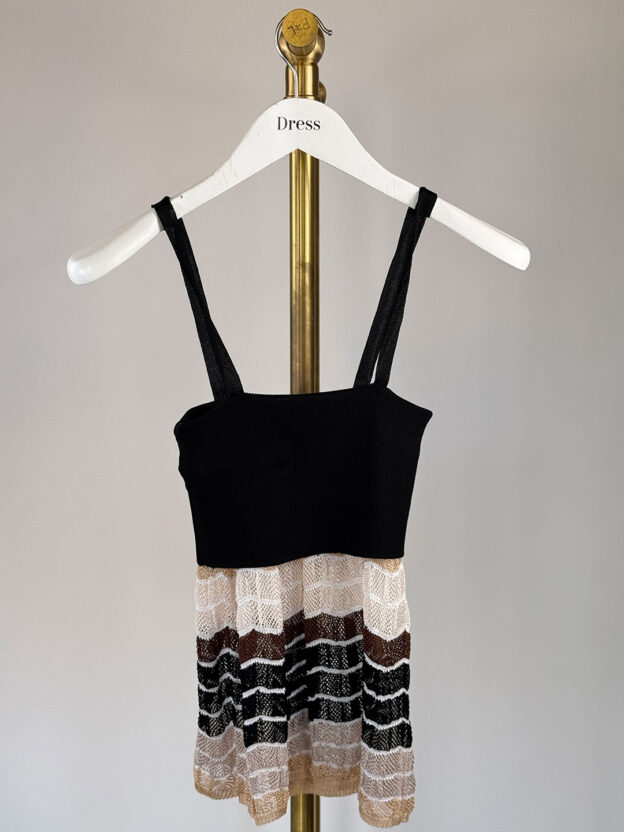 Pre-Owned Missoni Black & Brown Top Size 42 (UK 10)