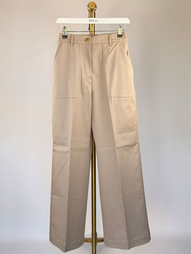 Pre-Owned Max Mara Beige Trousers Size 42 (UK 14)