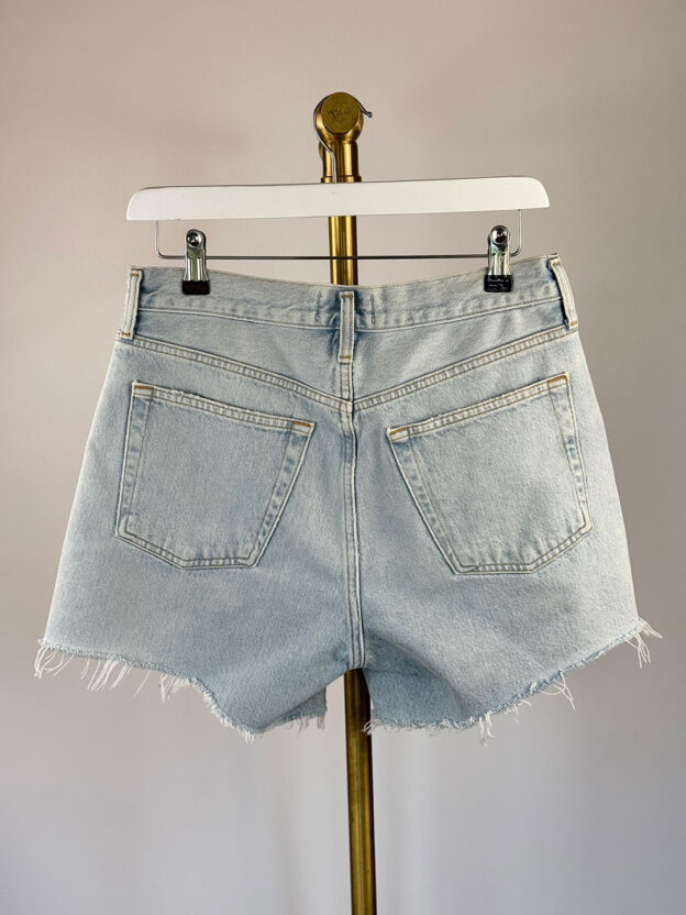 Pre-Owned Agolde Light Denim Blue Shorts Size 26" Waist - Image 2