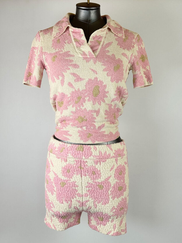 Pre-Owned Jacquemus Pink Floral Top Size 34 - Image 3