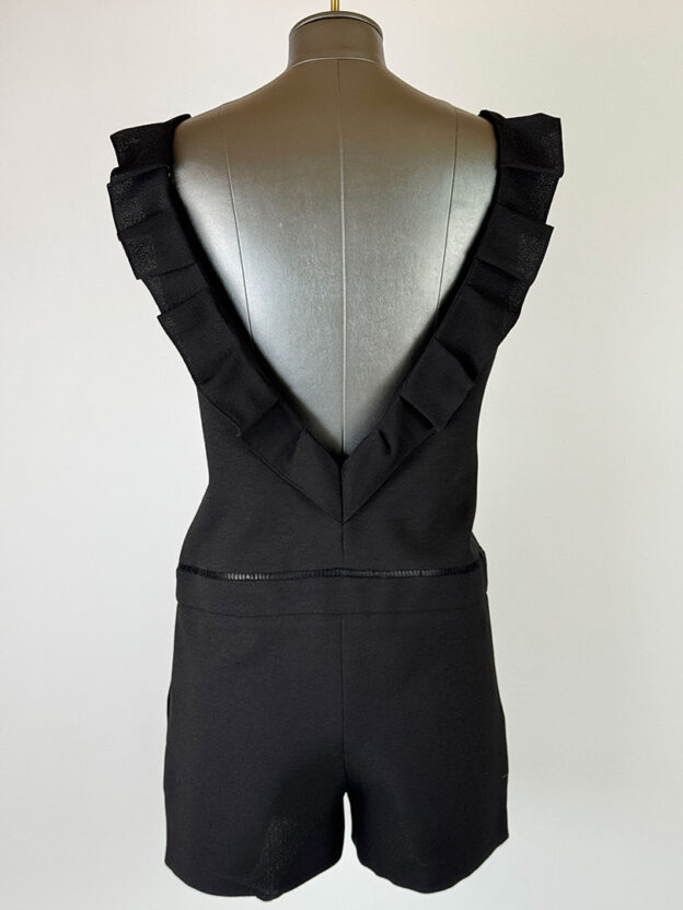 Pre-Owned Ba&sh Black Shorts Playsuit Size XS - Image 2