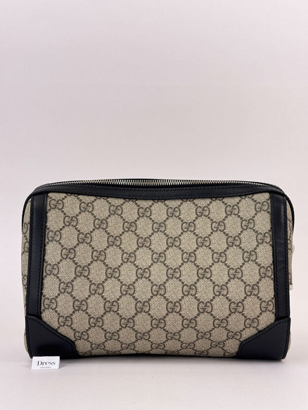 Pre-Owned Gucci GG Supreme Toiletry Bag - Image 4