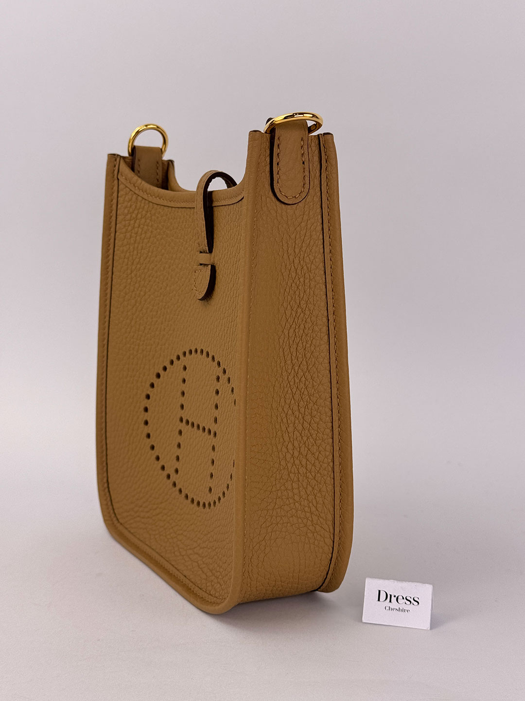 Hermes Mini Evelyne 16 Biscuit Camel GHW - Image 5
