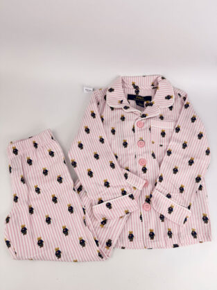 Ralph Lauren Pink Teddy Bear Pyjama Set Age 4