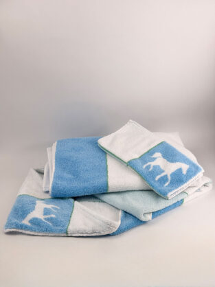 Hermes Blue & White Towel Set