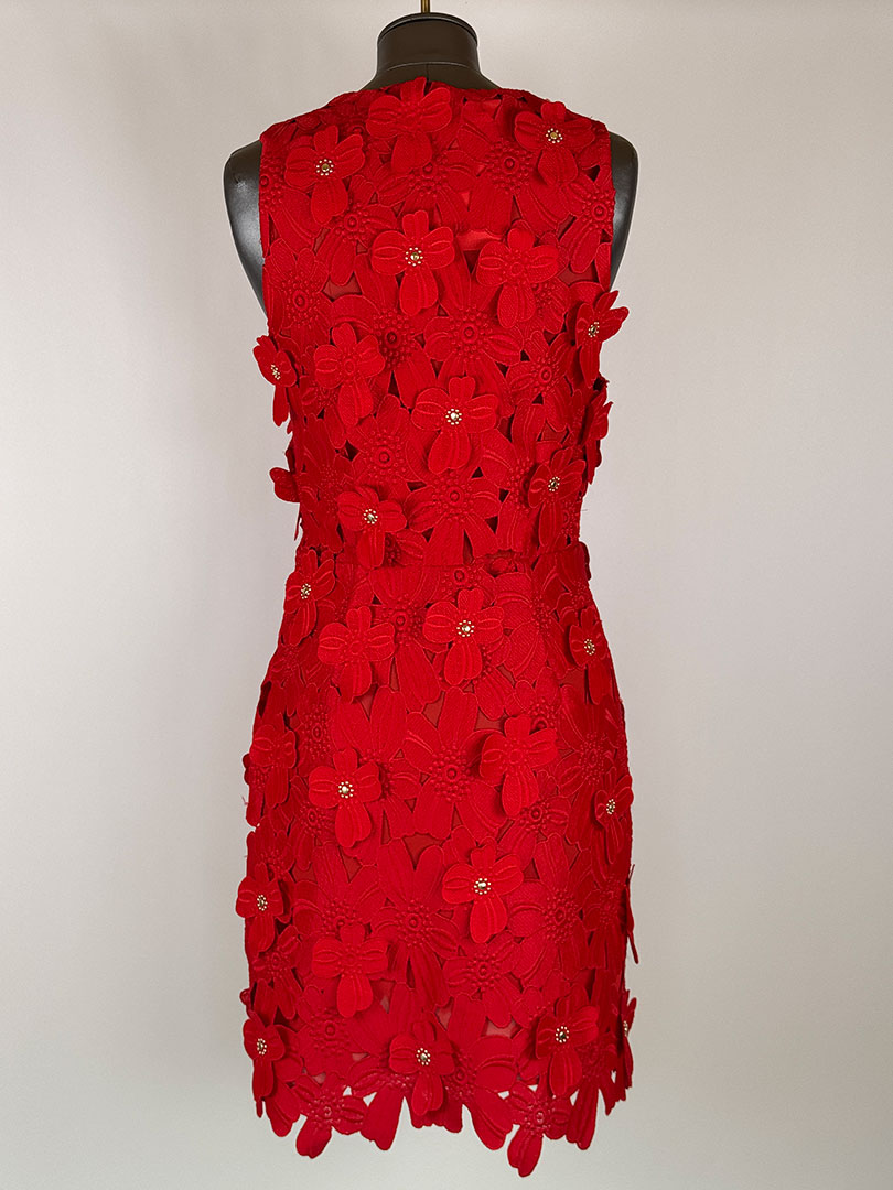 red party dress long Simple Red Satin Spaghetti Straps Prom Dresses With Slit, Party Dresses,  MP787