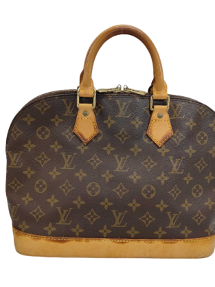 Louis Vuitton Alma Handbag Monogram Canvas MM