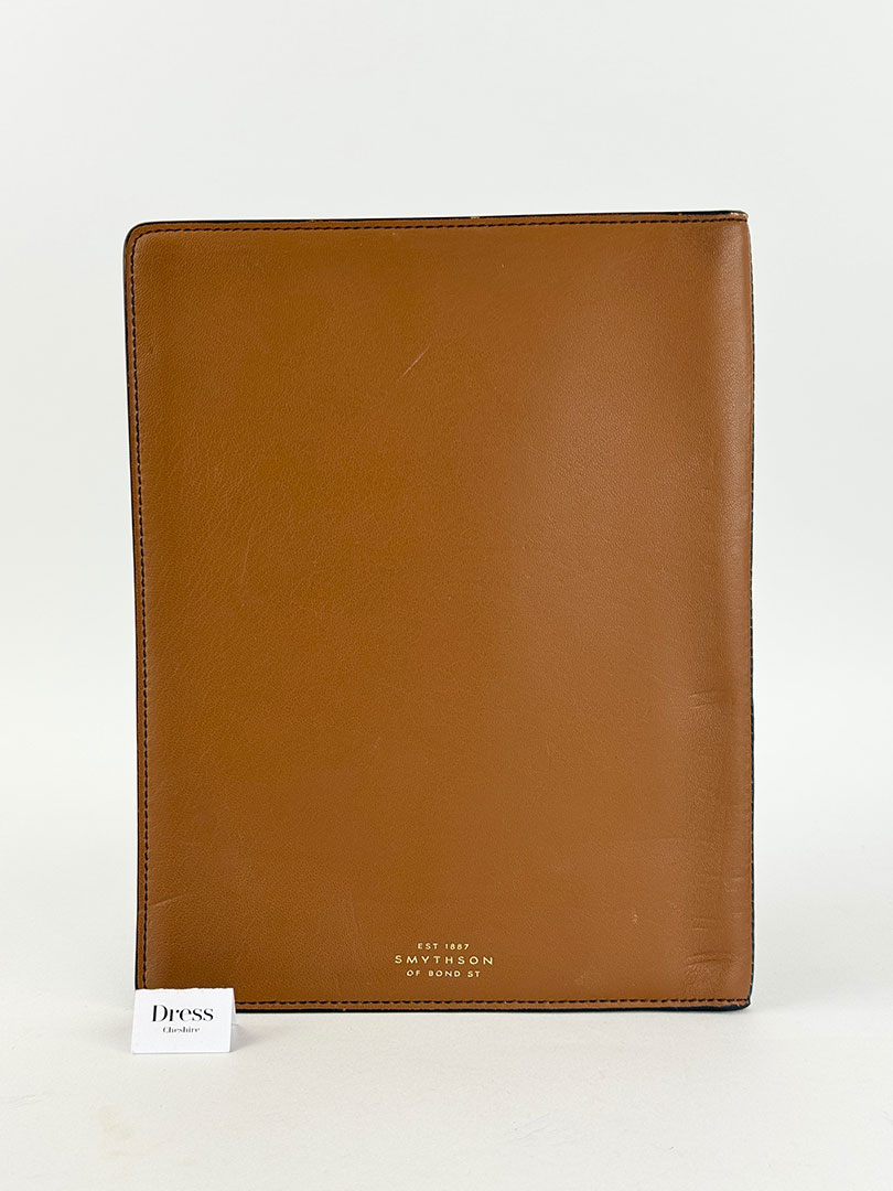 Smythson of London Leather Tan Document Folder