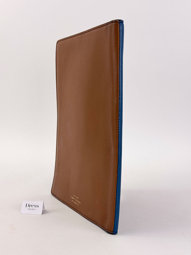 Smythson of London Leather Tan Document Folder - Image 3