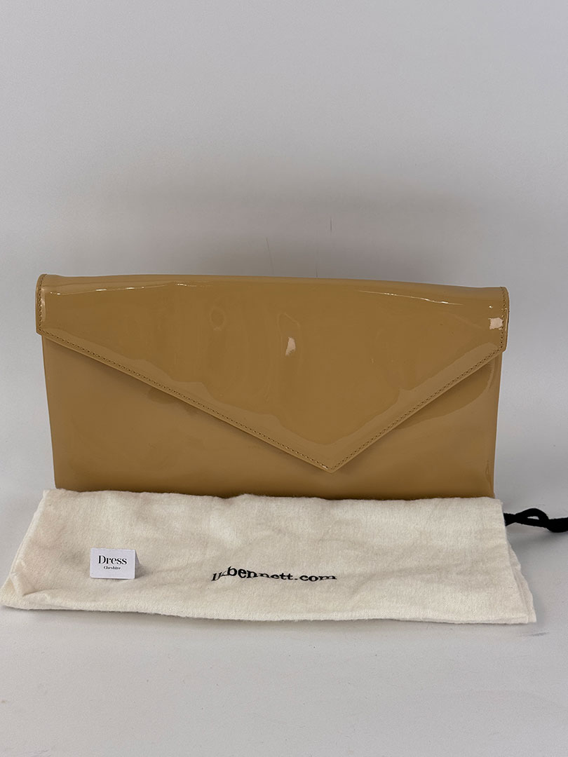 L.K. Bennett Nude Patent Leather Bag - Image 2