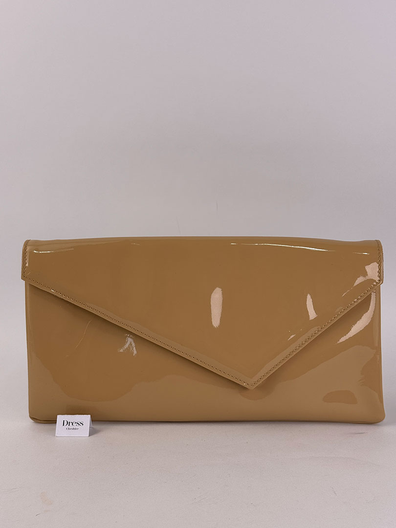 L.K. Bennett Nude Patent Leather Bag - Image 3