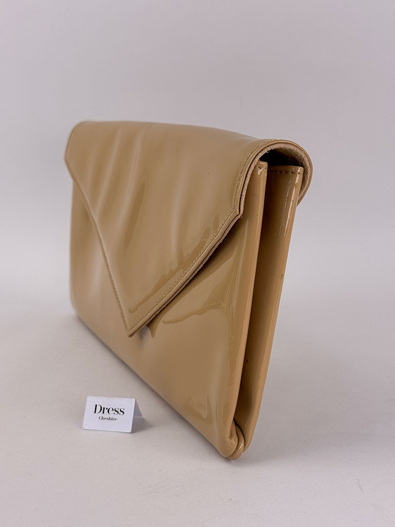 L.K. Bennett Nude Patent Leather Bag - Image 4