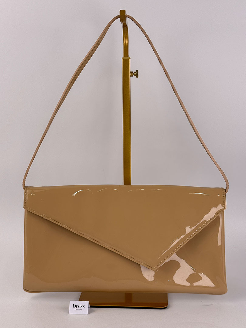 L.K. Bennett Nude Patent Leather Bag
