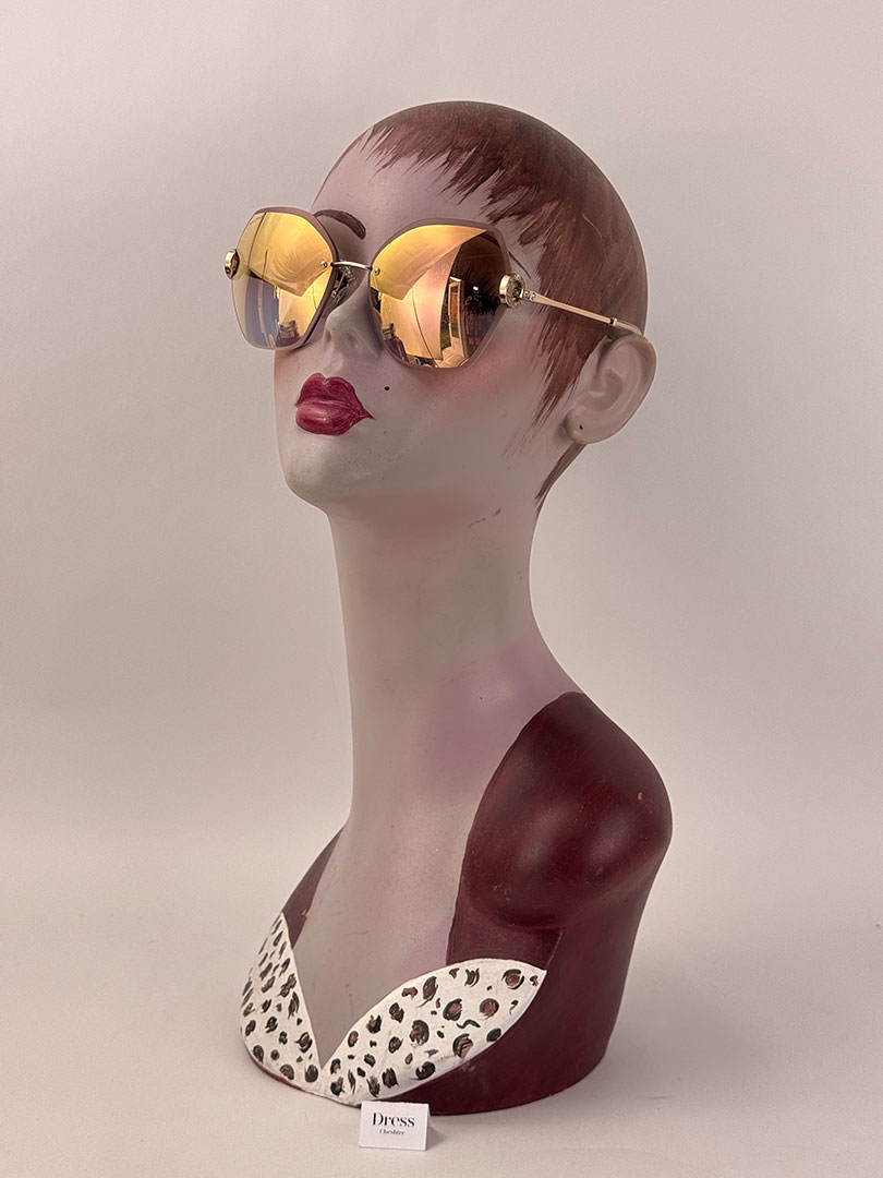 Bvlgari Rimless Sunglasses. Boxed