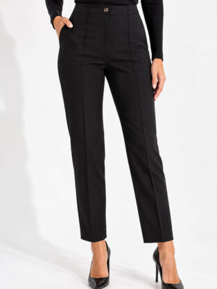 Theory Black Tailored Trousers Size UK 8