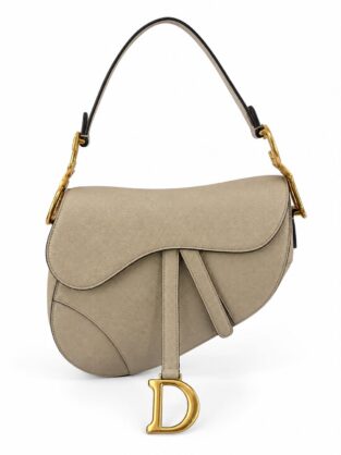 Dior Beige Saddle Bag