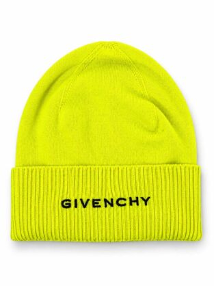 Givenchy Embroidered Logo Wool Beanie Hat