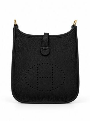 Hermes Mini Evelyne 16 Noir GHW