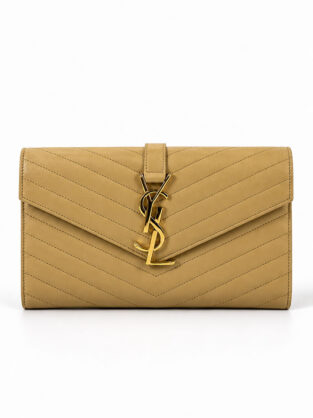 Saint Laurent Camel Envelope Bag